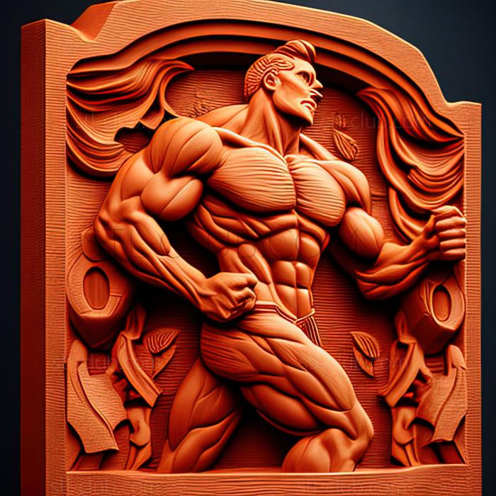 3D модель Fit To Be Tide Orange League Natsukan Gym (STL)